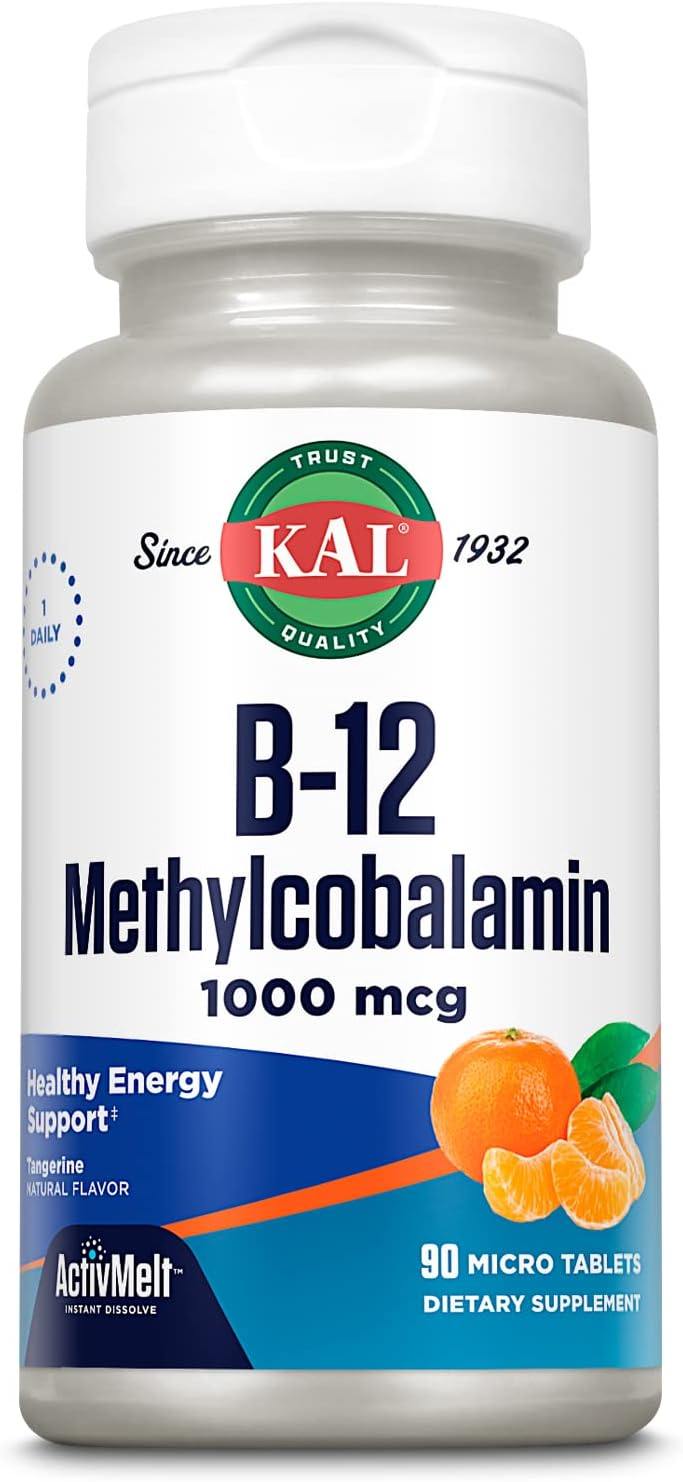 Kal Methylcobalamin 1000mcg Tangerine 90lz