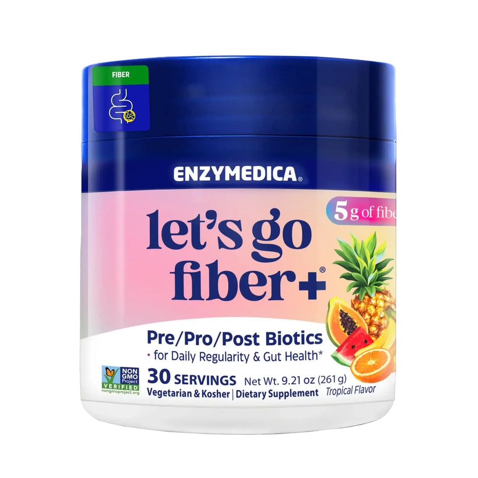 Enzymedica Fiber+ Lets Go Tropical 9oz