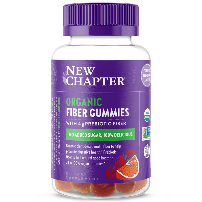 New Chapter Fiber Organic Gummies 60ch
