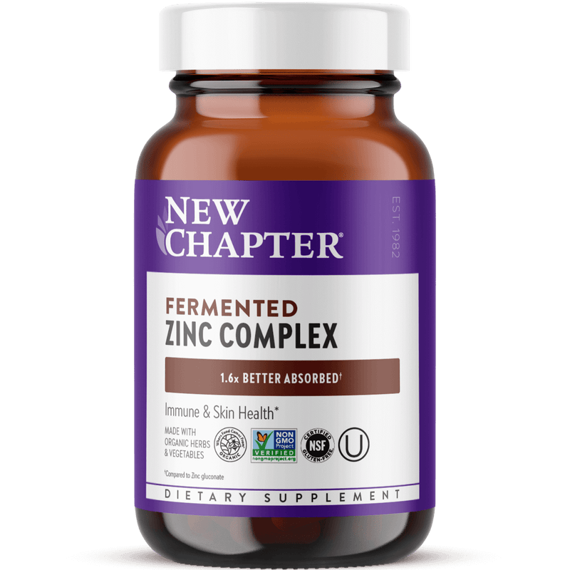 New Chapter Fermented Zinc Complex 60tb