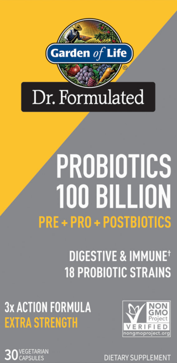 Garden of Life Dr Fomrulated Probiotic 100Billion 30cp
