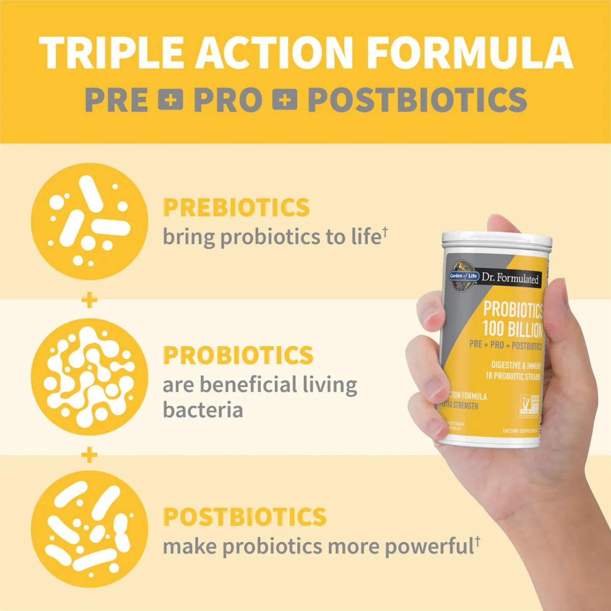 Garden of Life Dr Fomrulated Probiotic 100Billion 30cp