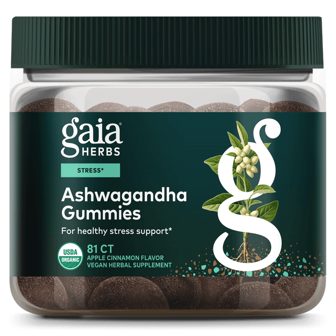 Front Label Gaia Ashwagandha 81ch | Healthway