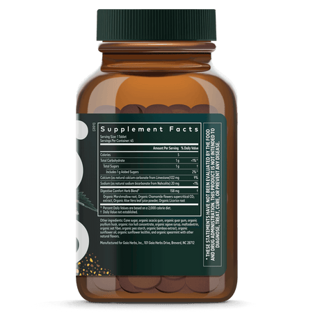 Supplement Facts Gaia Reflux Relief 45tb | Healthway