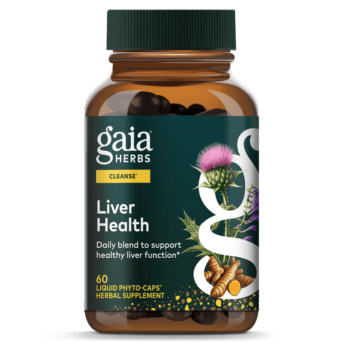 Front Label Gaia Liver Health 60cp | Healthway