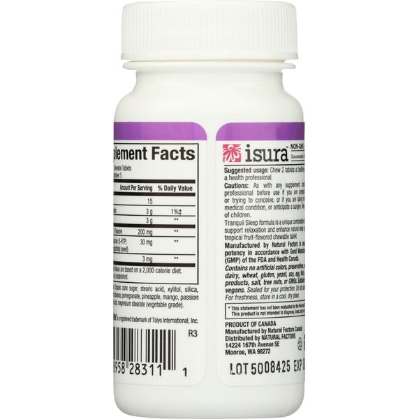 Natural Factors Tranquil Sleep 10ch