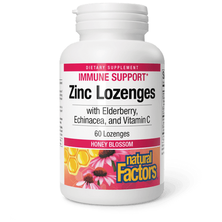 Front Label Natural Factors Zinc Lozenges