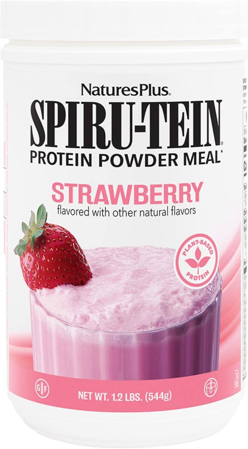 Natures Plus Spiru-tein Strawberry 1.2lb