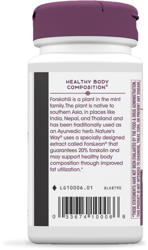 Natures Way Forskohlii Premium Blend 60cp
