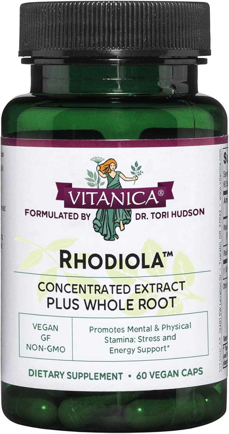 Front Label Vitanica Rhodiola 60cp | Healthway