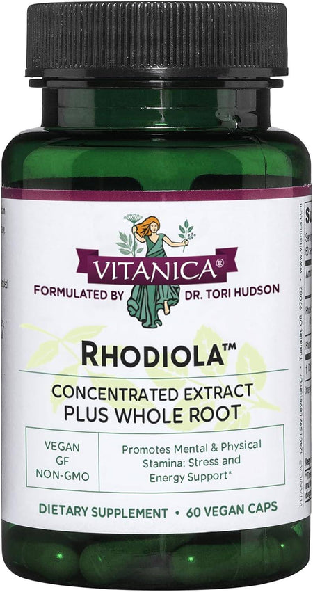 Front Label Vitanica Rhodiola 60cp | Healthway