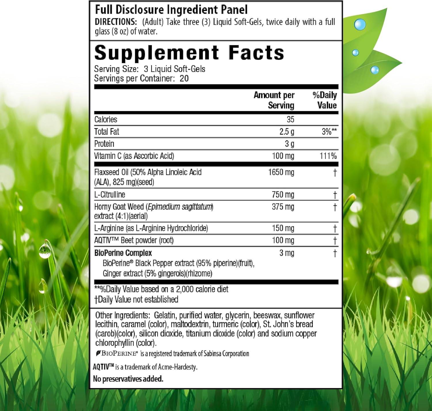 Irwin L-Citruline L-Arginine Boost 60sg