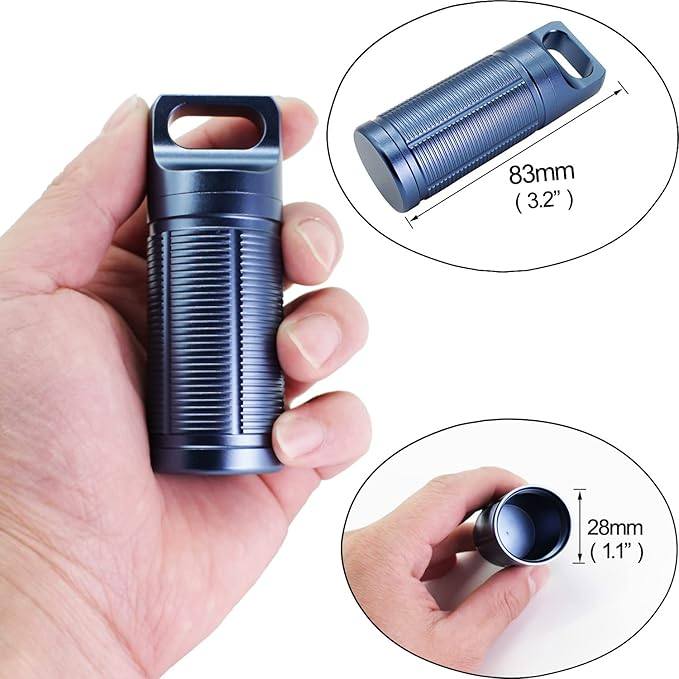 Pill Fob Medium Waterproof Keychain