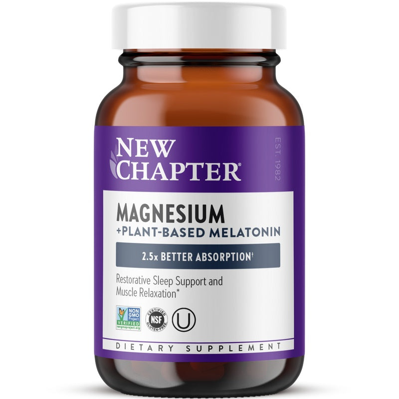 New Chapter Magnesium Melatonin 60tb