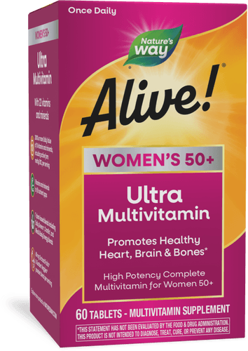 Natures Way Alive Womens Multi 50+ 60tb