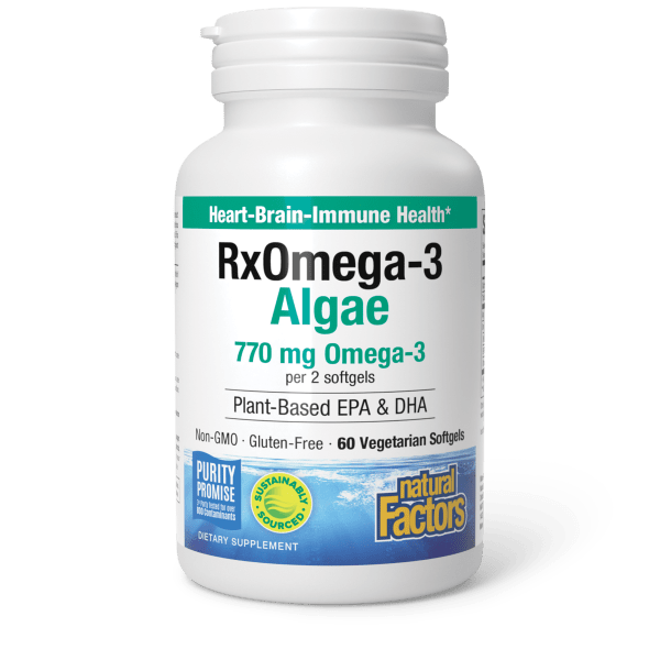 Natural Factors RxOmega Algae 60sg