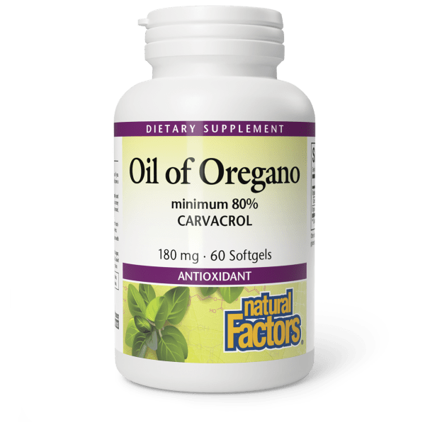Natural Factors Oil of Oregano 60sg