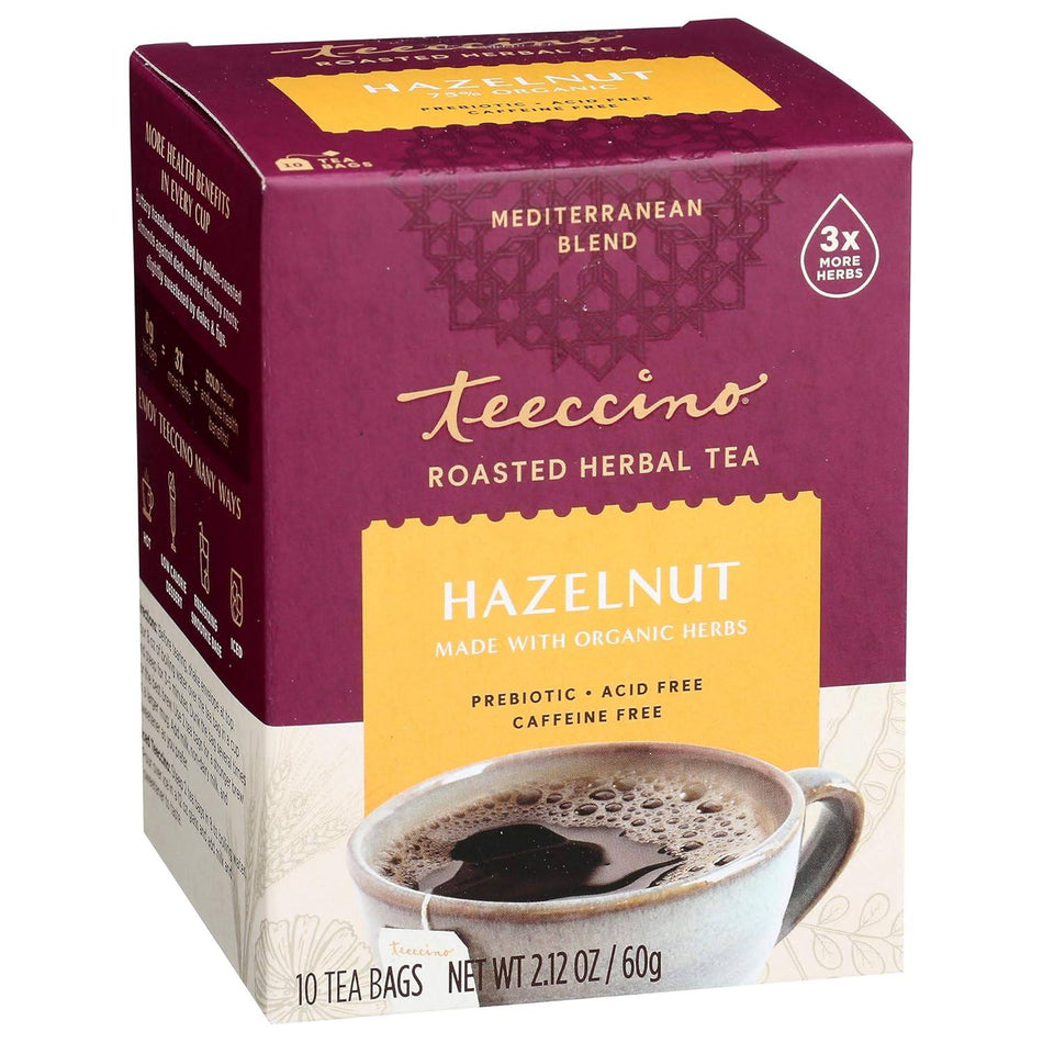 Teeccino Hazelnut Tea 10bg