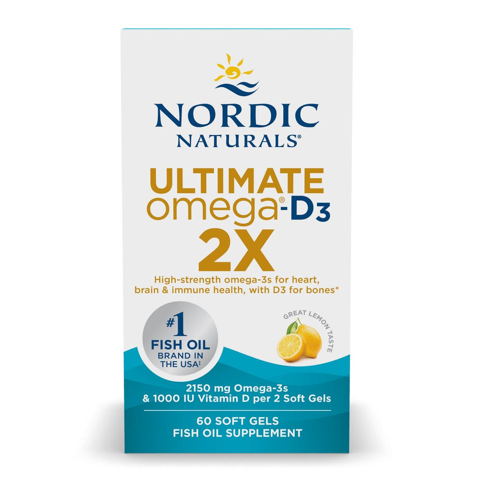 Nordic Naturals Ultimate Omega D3 2x 60sg