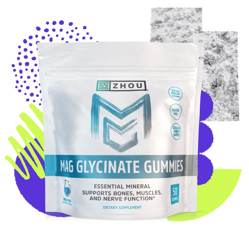 Zhou Mag Glycinate Gummies 60ch