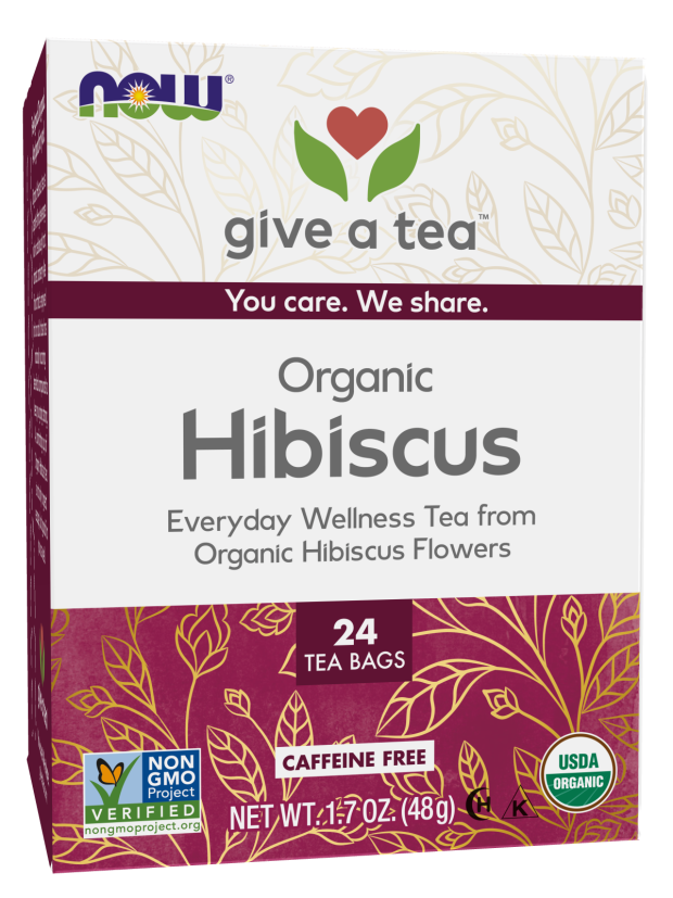 Grocery[0] - Now Hibiscus Tea Organic 24bg
