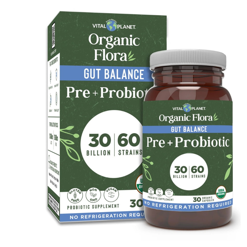 Vital Flora Organic Gut Balance 30B 30cp