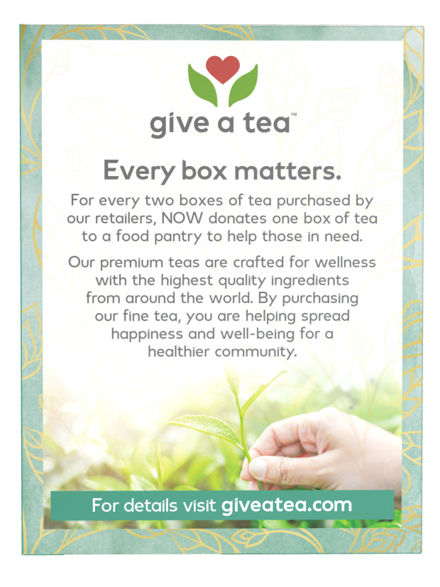 NOW PEPPERMINT TEA BAGS ORGANIC 24 BAGS-[HealthWay]