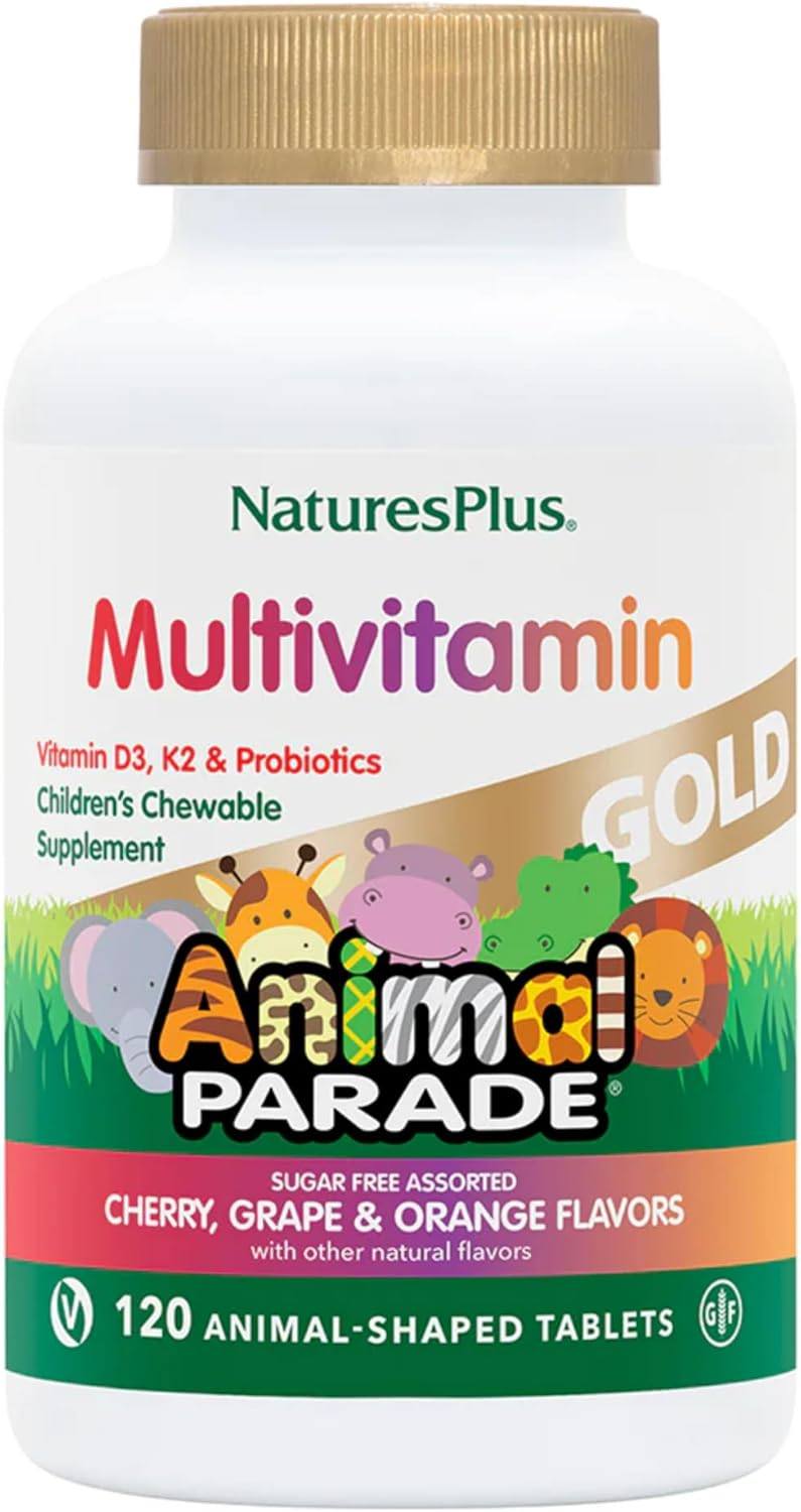 Natures Plus Animal Parade Gold Assorted Flavors 120tb