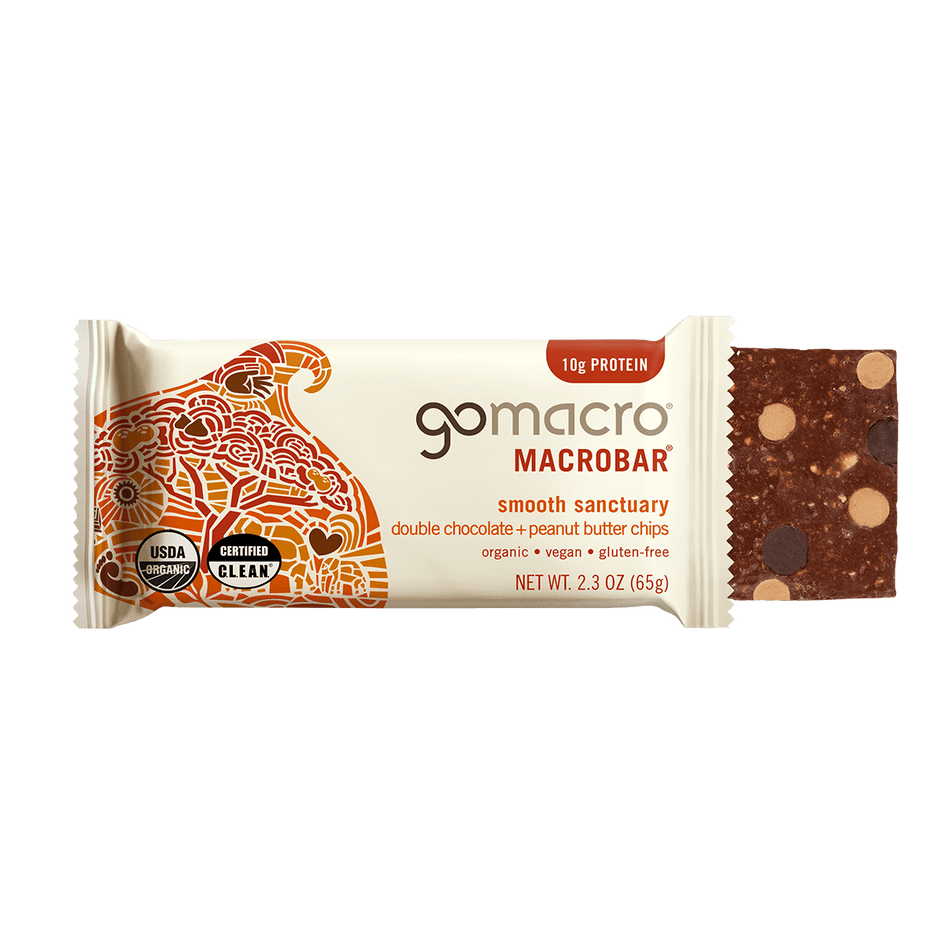 GoMacro Bar Double Chocolate Peanut Butter Chip 2oz