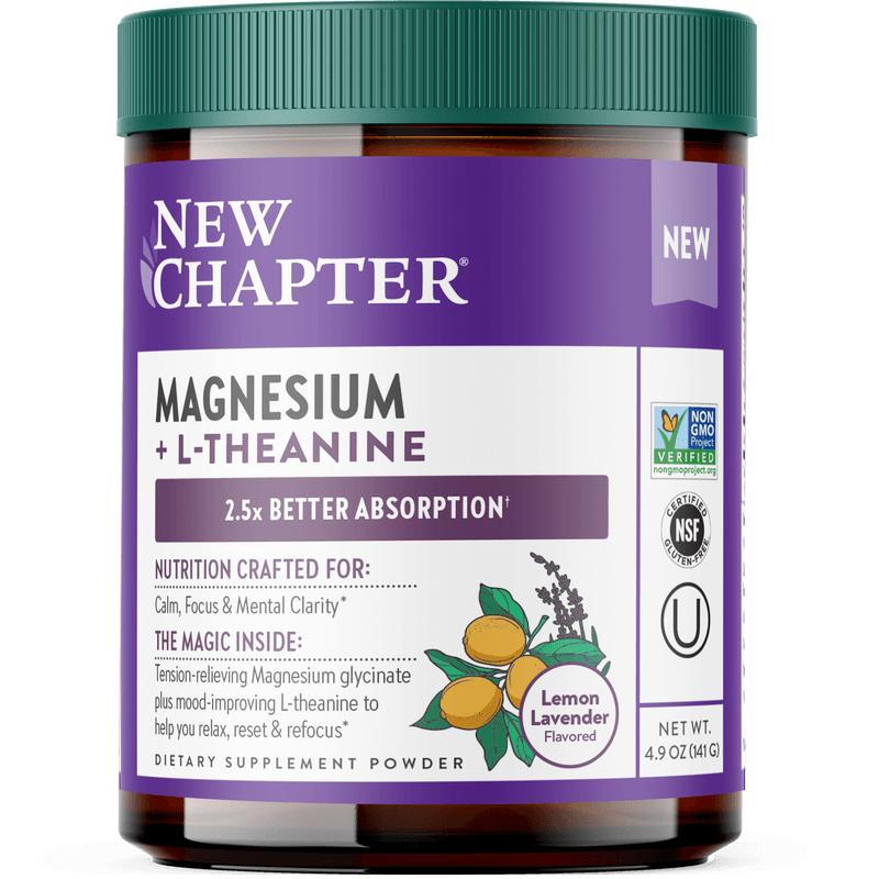 New Chapter Magnesium L-Theanine 4oz