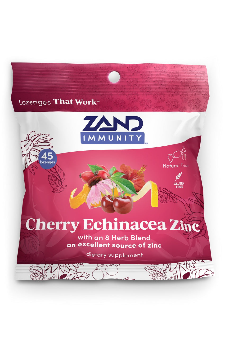 Zand Echinacea Zinc Cherry 45lz