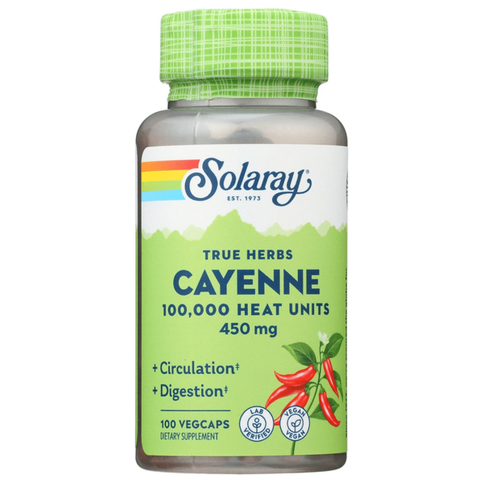 Solaray Cayenne 100,000hu 100cp