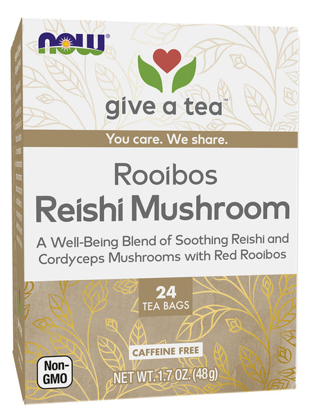 Grocery[0] - Now Rooibos Reishi Mushroom Tea 24bg