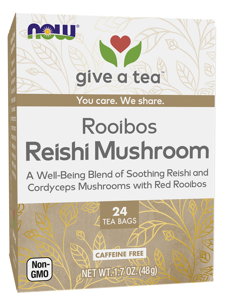 Grocery[0] - Now Rooibos Reishi Mushroom Tea 24bg