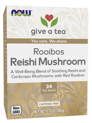 Now Rooibos Reishi Mushroom Tea 24bg