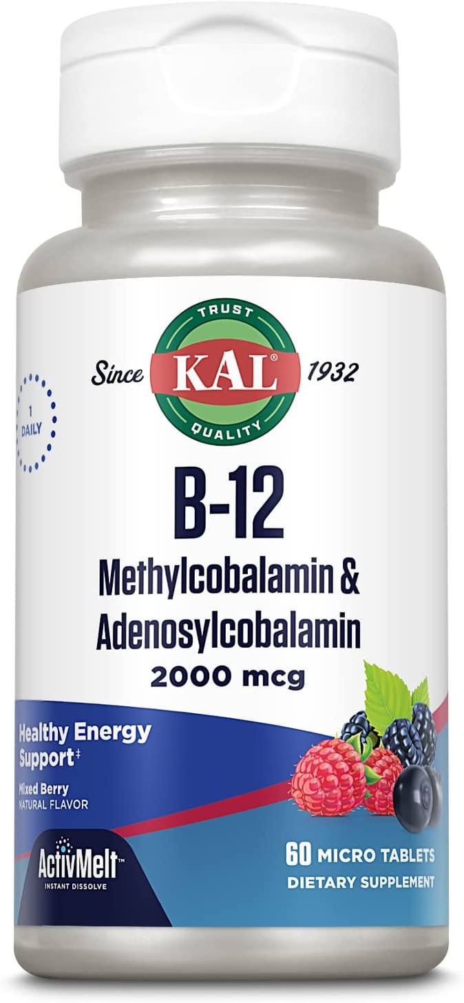 Kal B12 2000mcg Dual Source 60lz