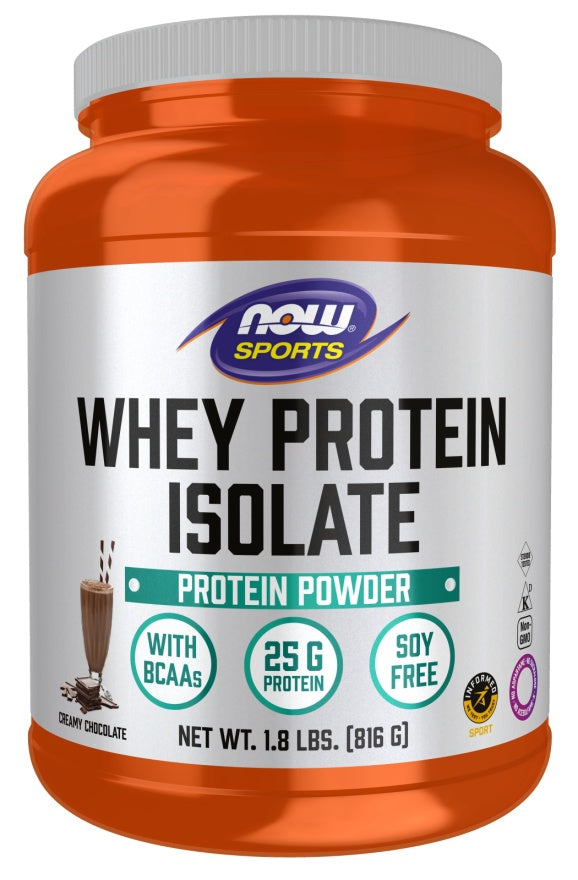 Now Whey Protein Isolate Chocolate 1.8lb