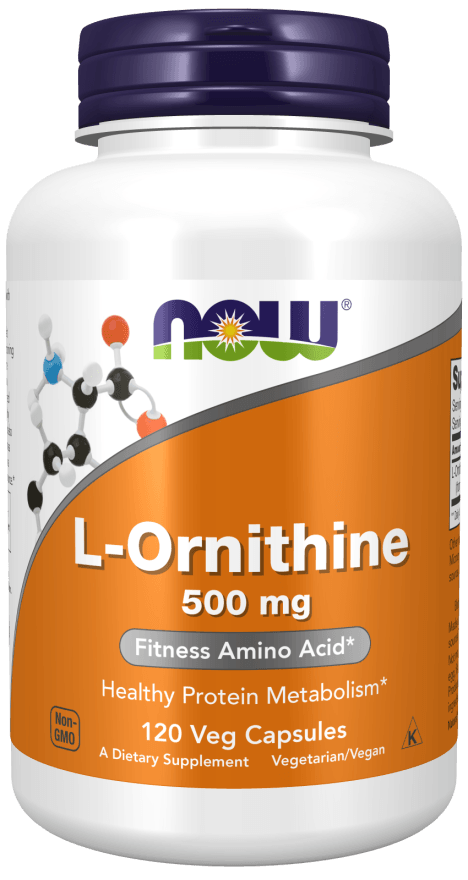 Now L-Ornithine 500mg 120cp
