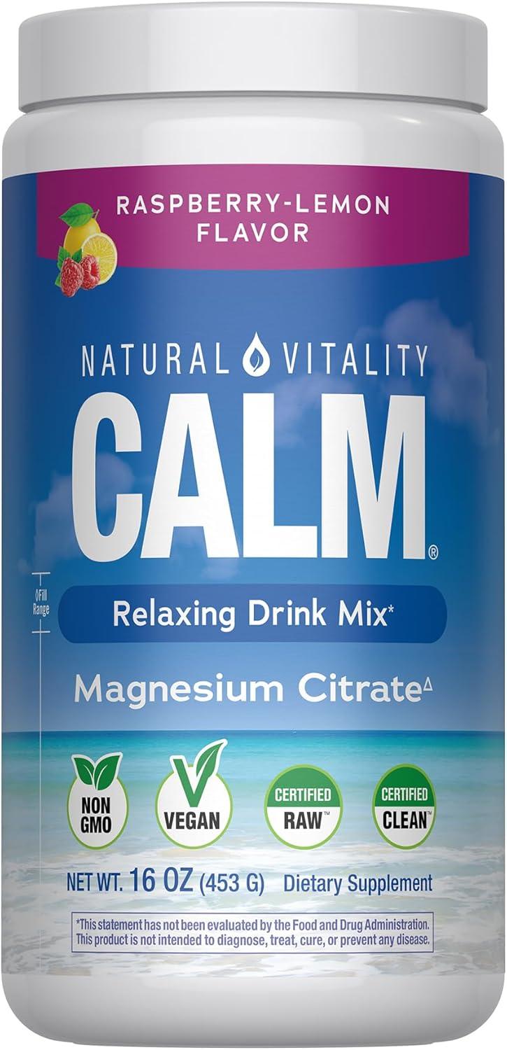 Natural Vitality Calm Raspberry Lemon 16oz