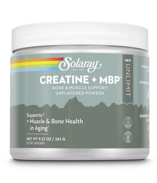 Solaray Creatine + MBP Unflavored 9oz