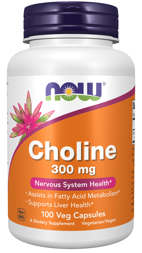 Now Choline 300mg 100cp