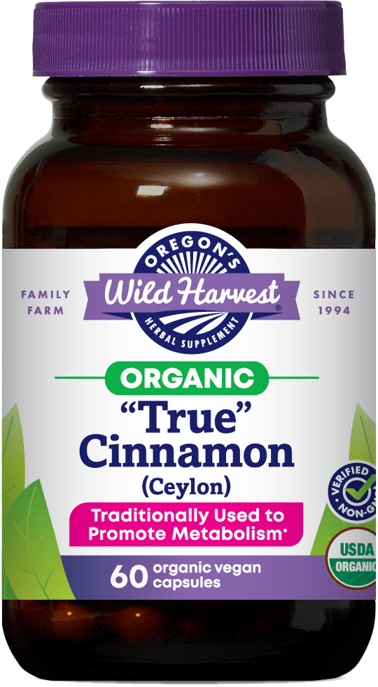Oregons Wild Harvest Cinnamon Organic 60cp