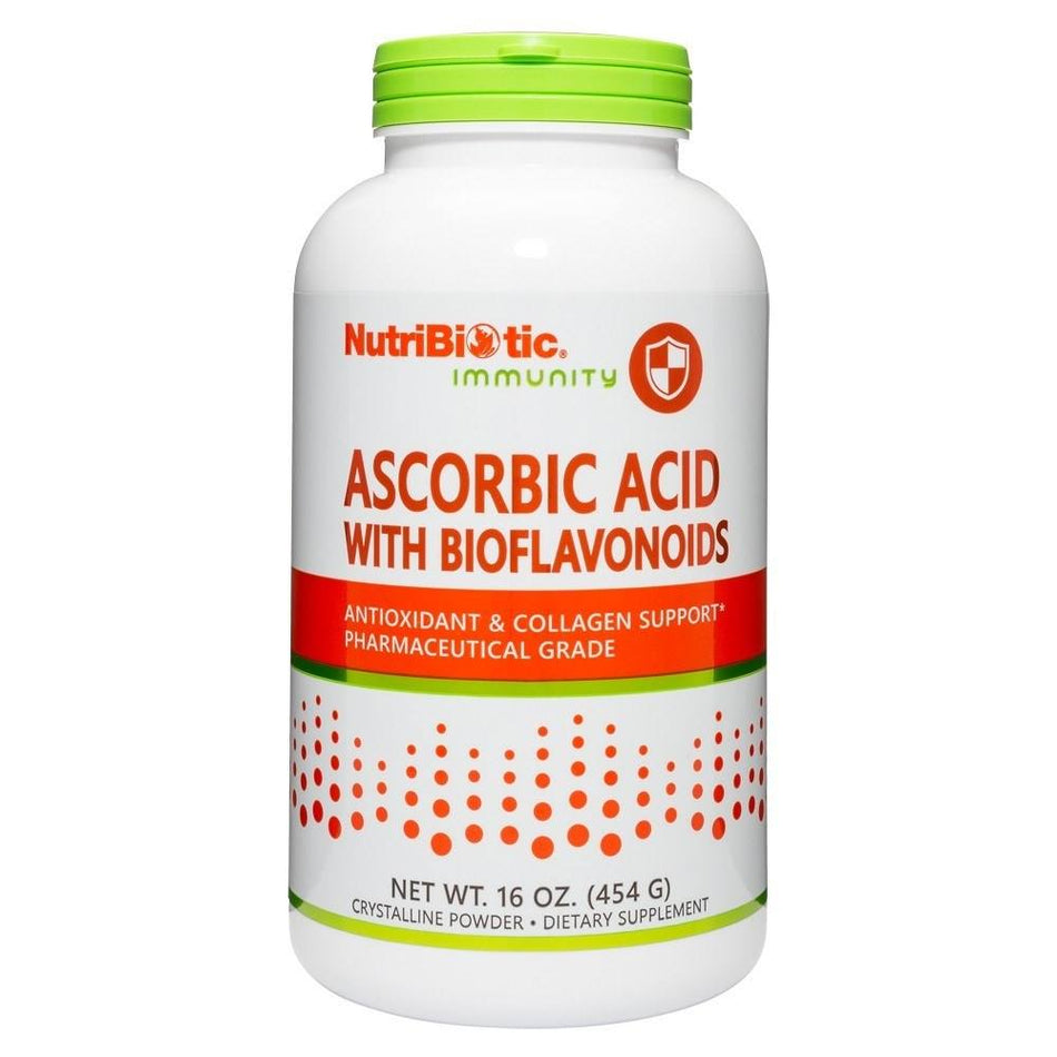 NutriBiotic Ascorbic Acid Powder w/Bioflavonoids 16oz