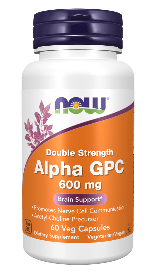 Now Alpha GPC 600mg 60cp