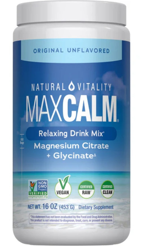Natural Vitality MaxCalm Unflavored 16oz