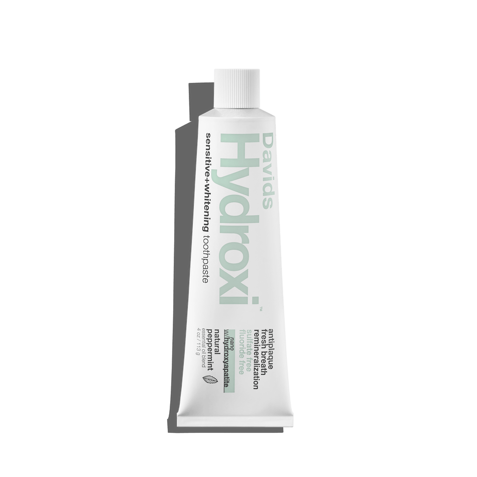 Davids Hydroxi Toothpaste Sensitive Peppermint 4oz
