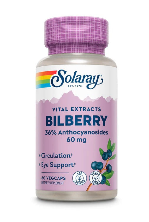 Solaray Bilberry 60mg 60cp