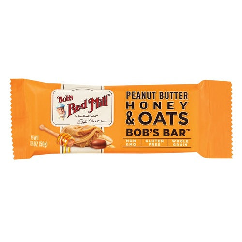 Bobs Red Mill Bar Peanut Butter Honey 1.7oz