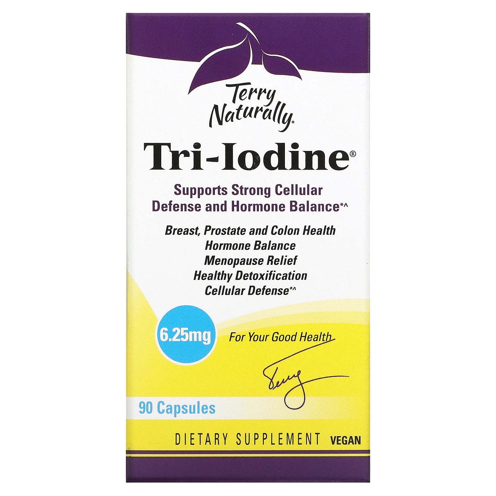 Terry NaturallyTri-Iodine 6.25 90cp