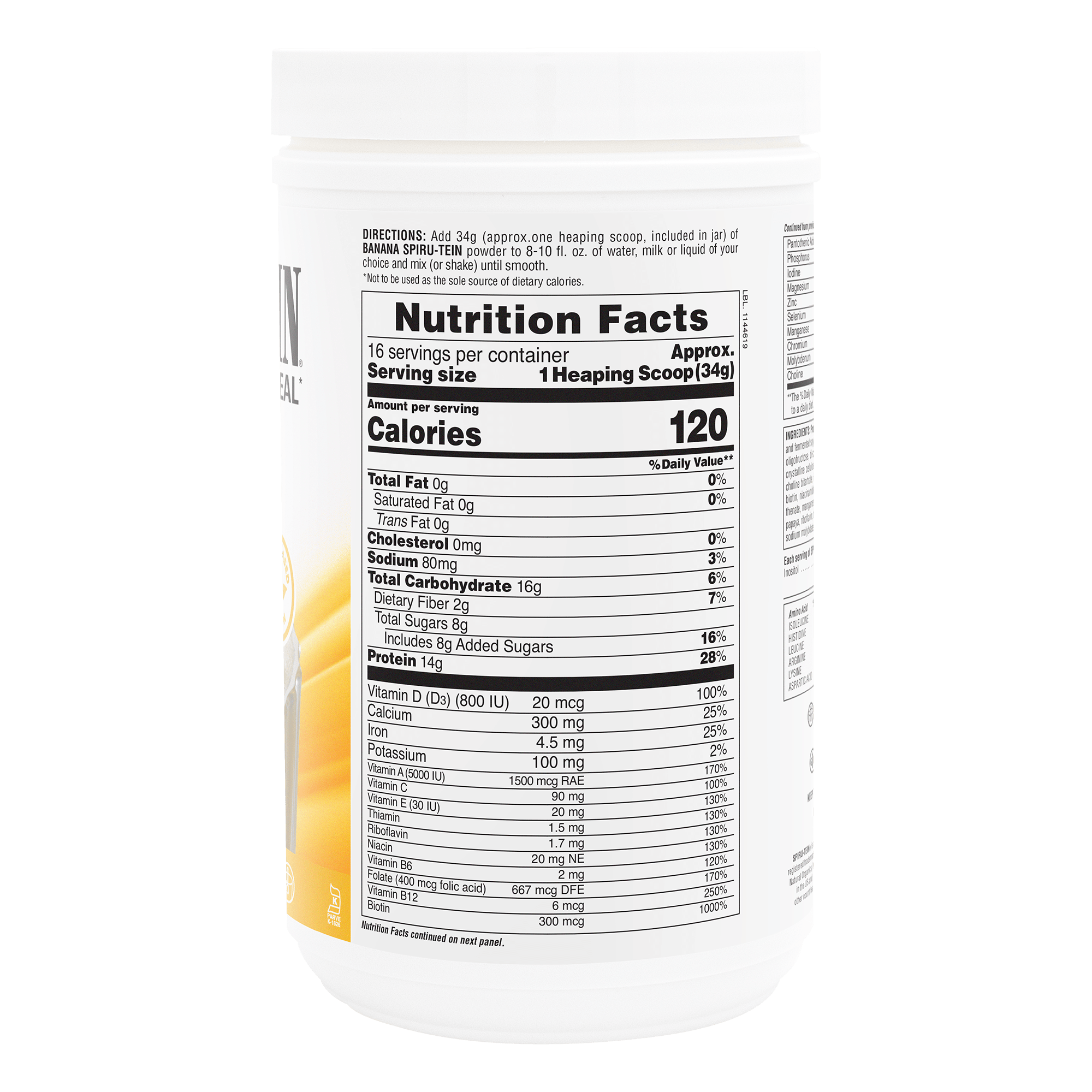 Natures Plus Spiru-tein Banana Packet 1.2oz